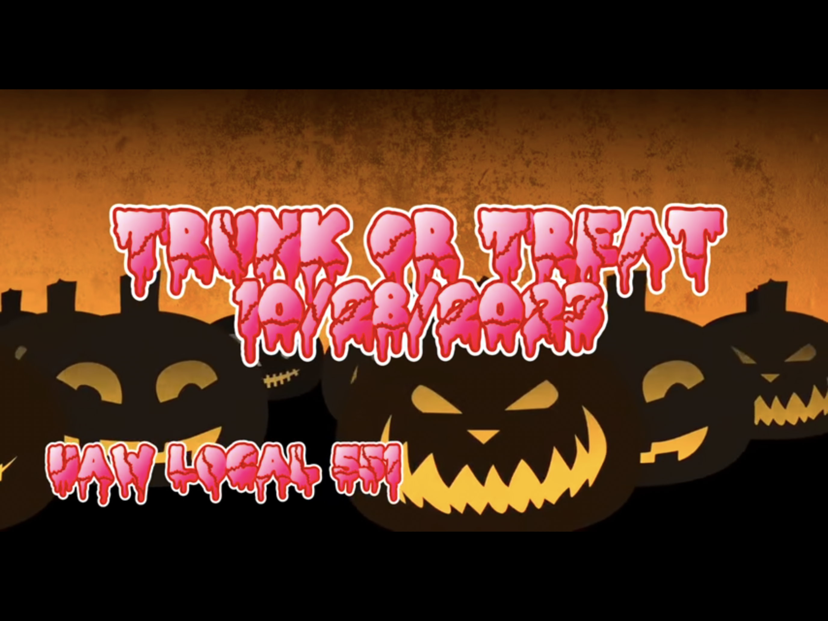Trunk or Treat Event